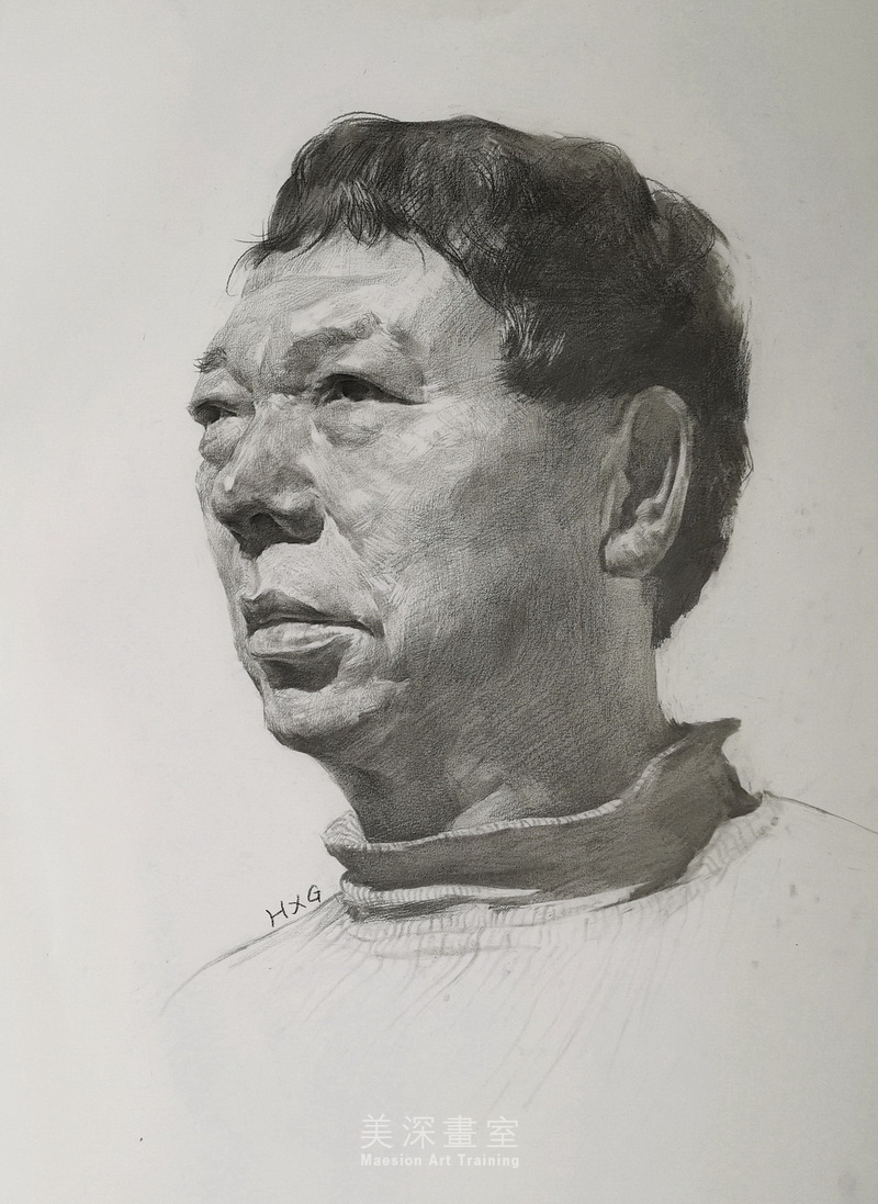 侯宪光素描作品