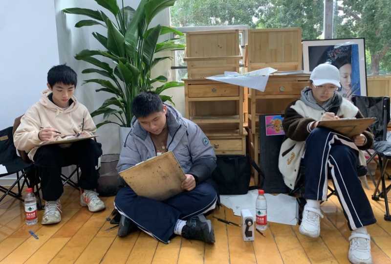 学画画