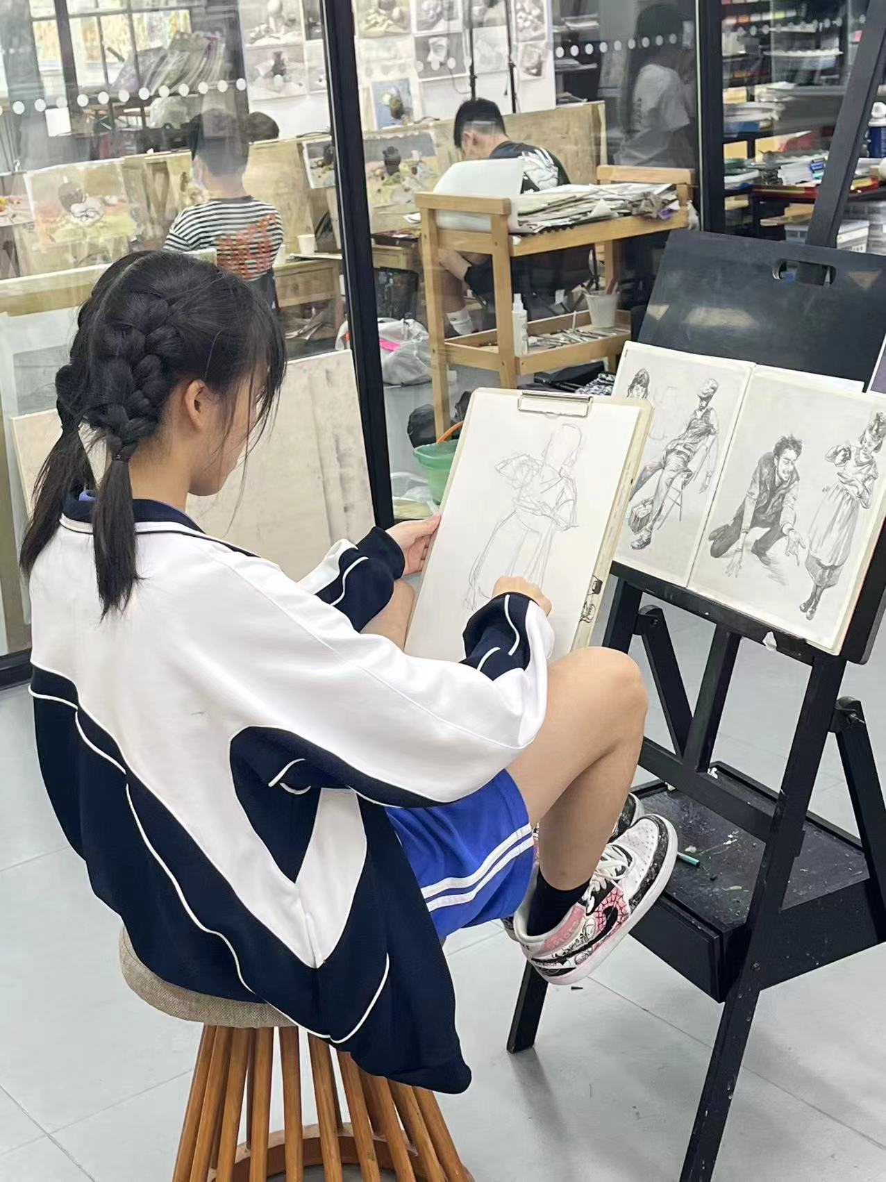 学画画