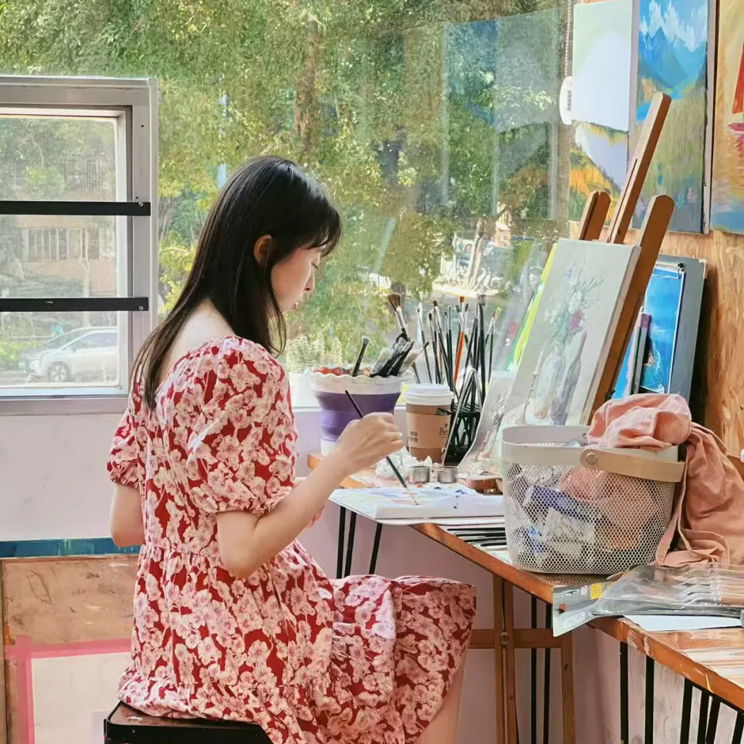 学画画