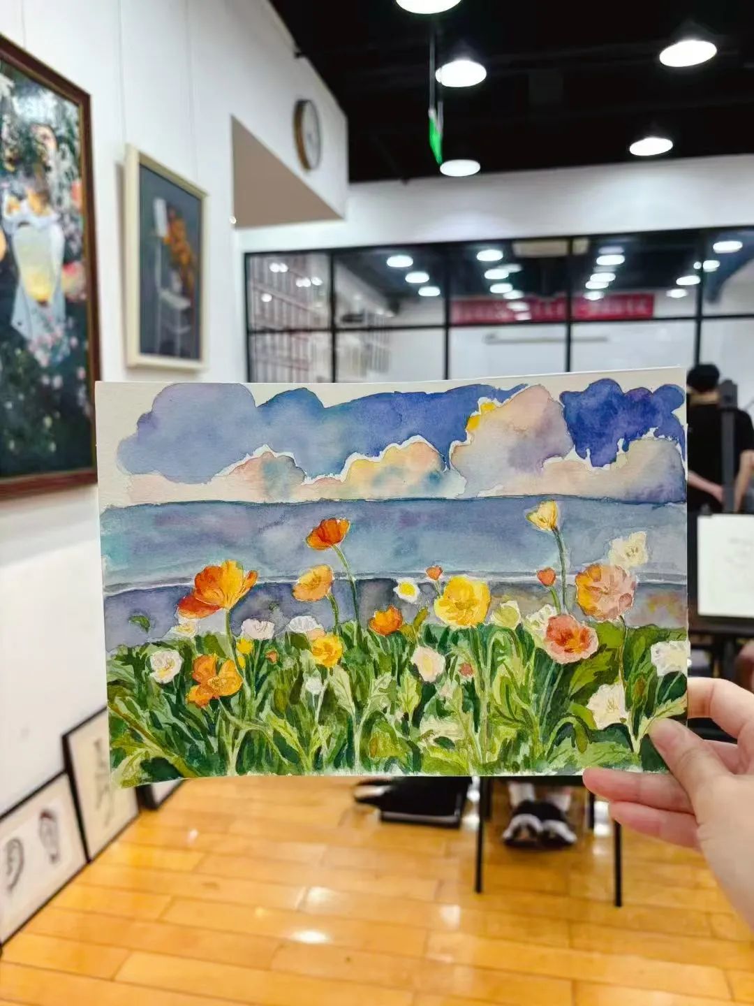 学画画