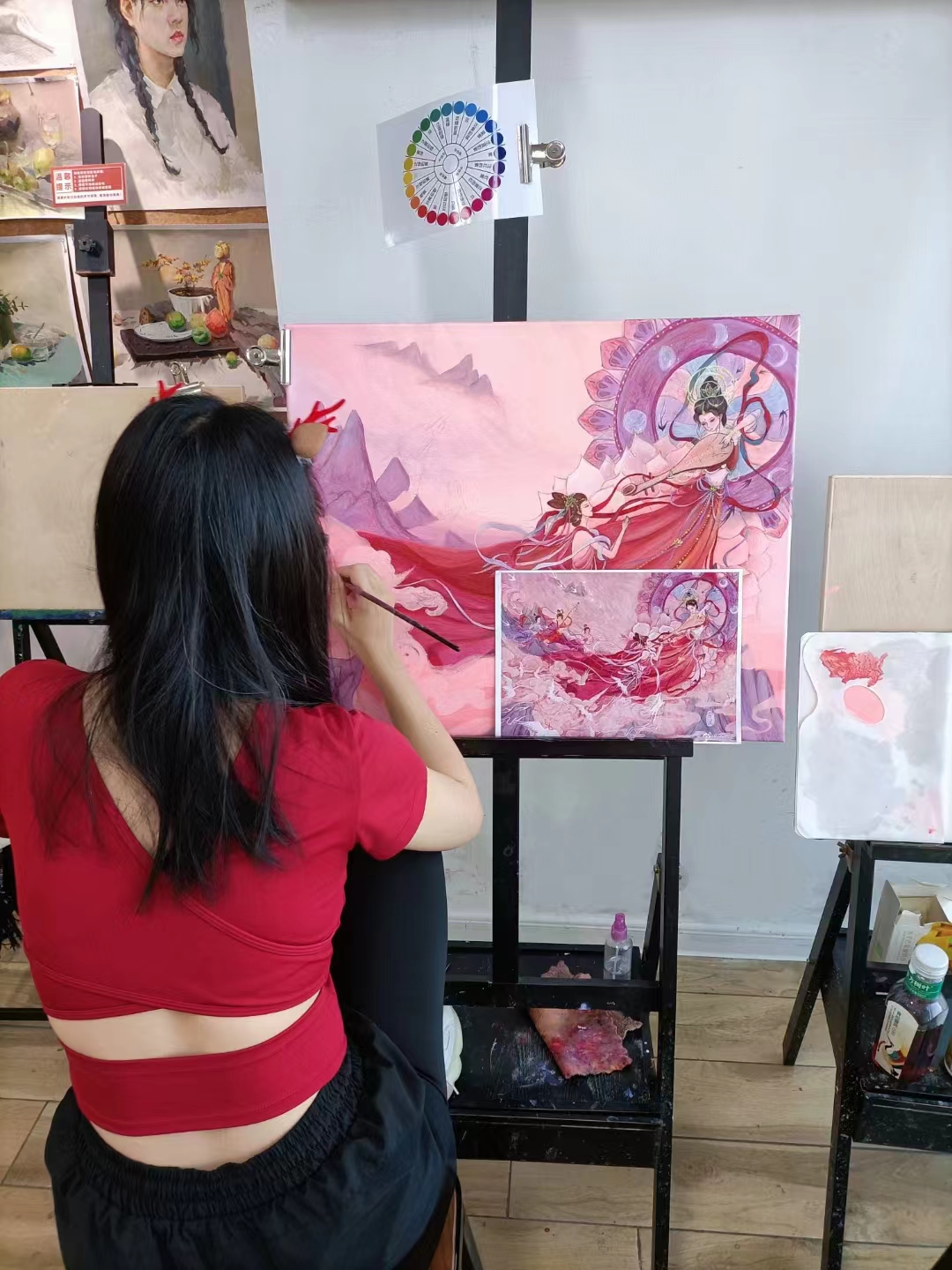 成人美术解压课:抛开工作烦恼,沉浸在色彩世界里 成人美术