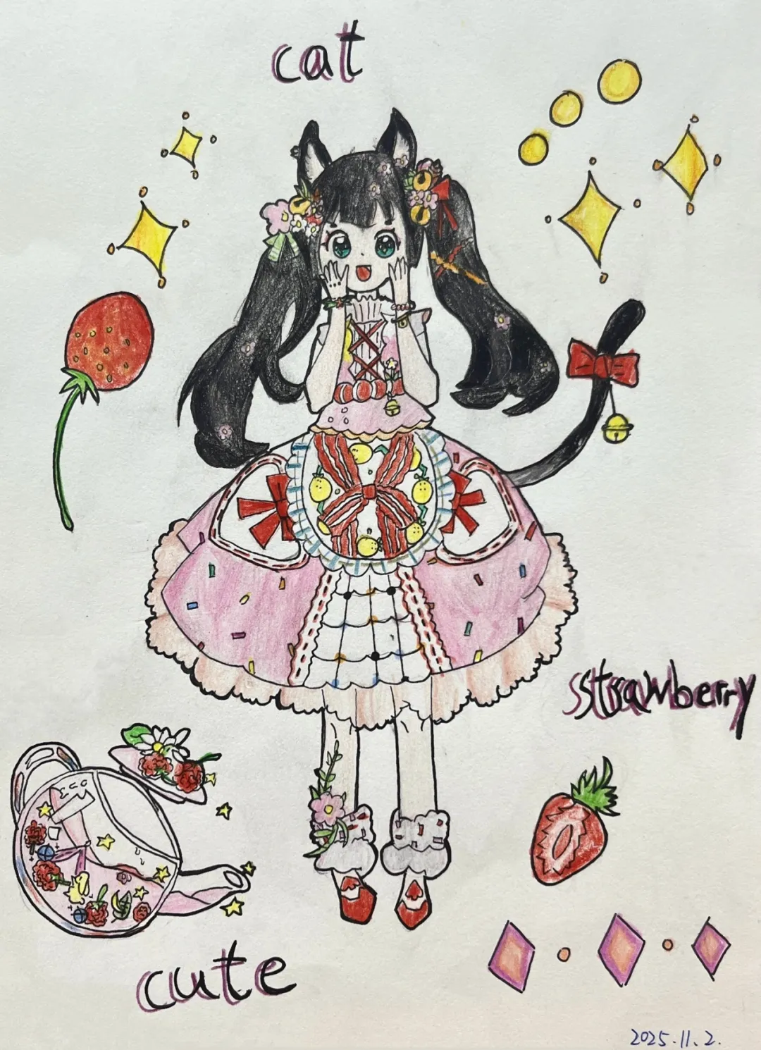 学画画