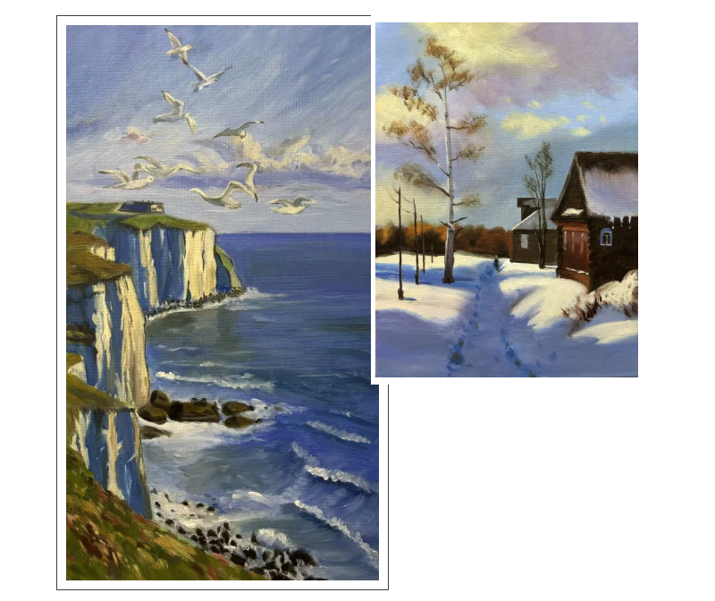 学画画