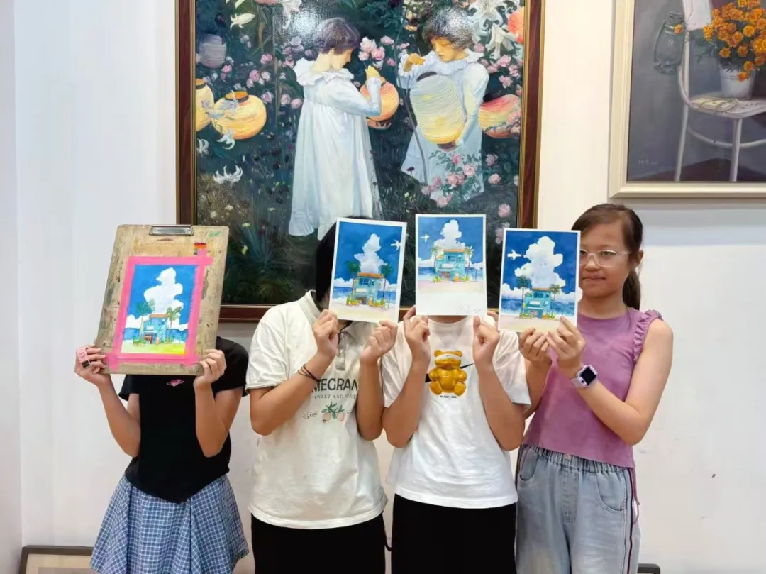 学画画