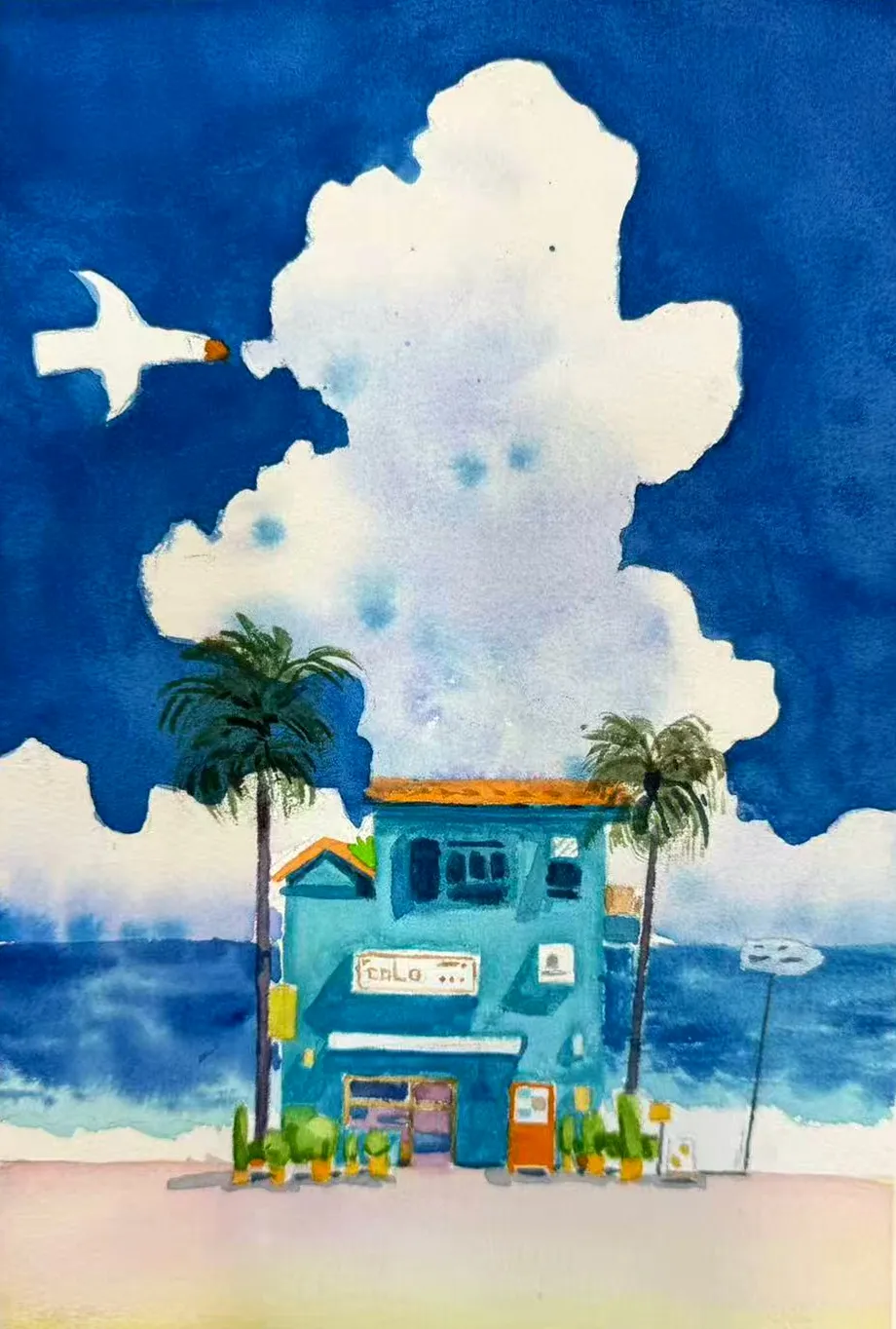 学画画