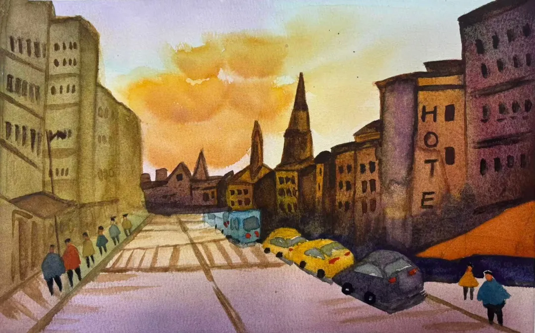 学画画