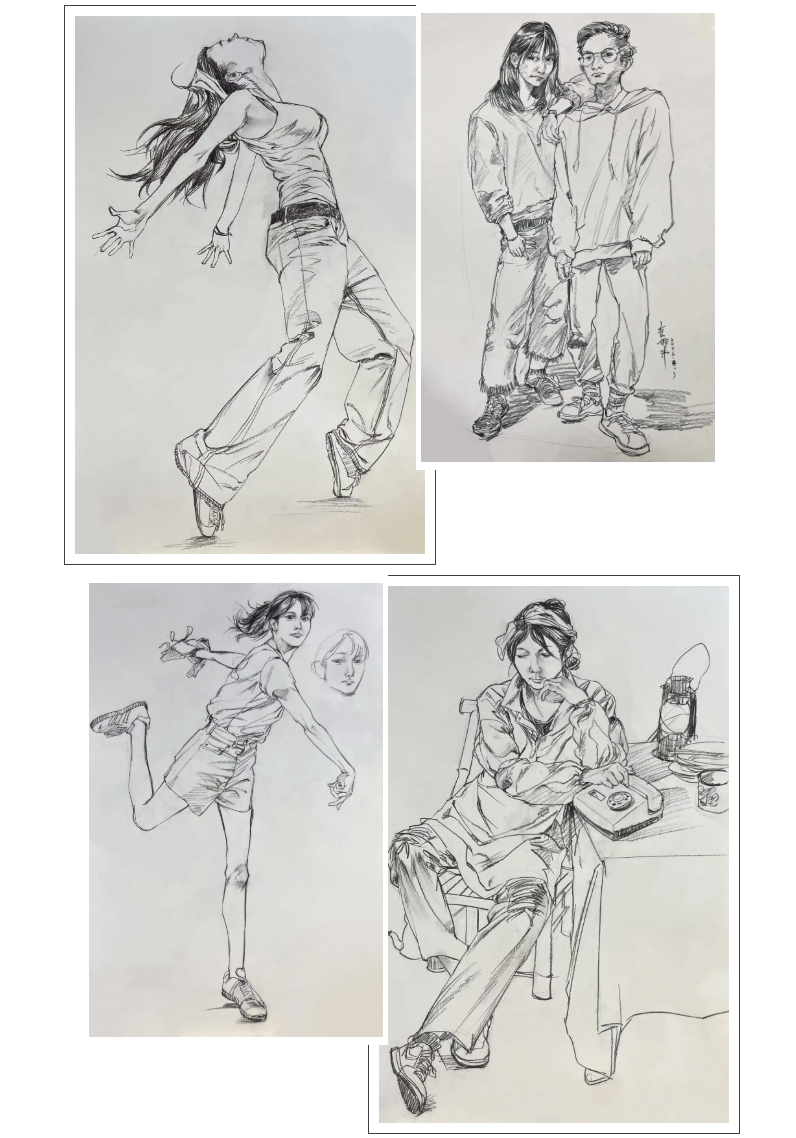 学画画