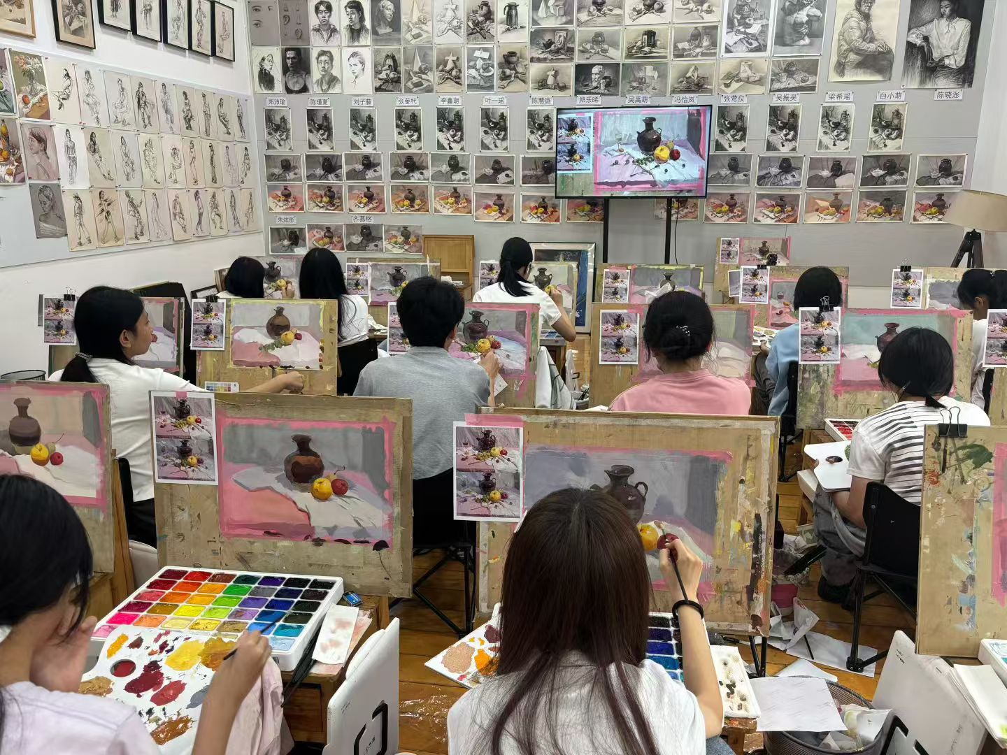 下梅林美术培训课程