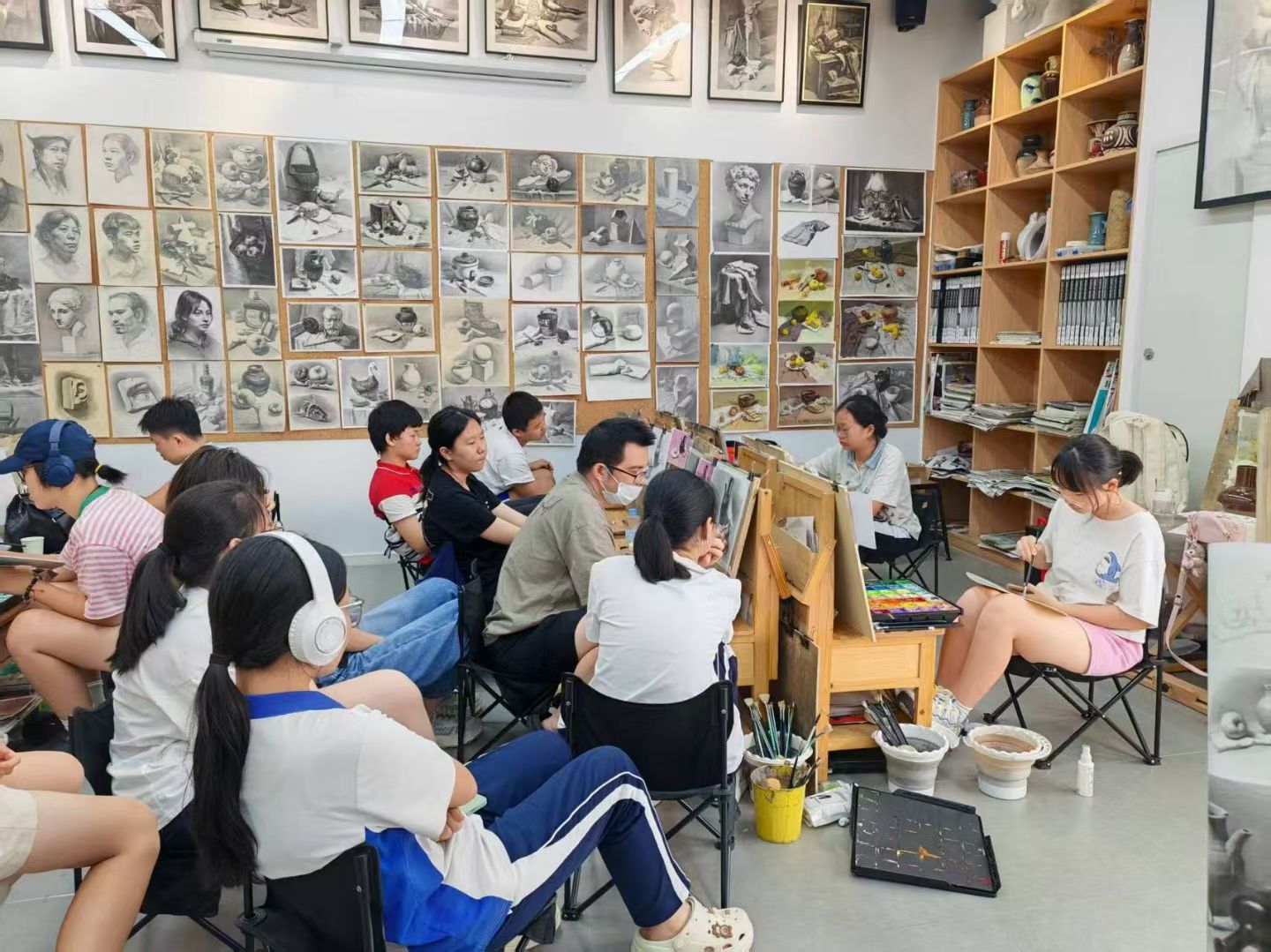 购物公园美术中考培训