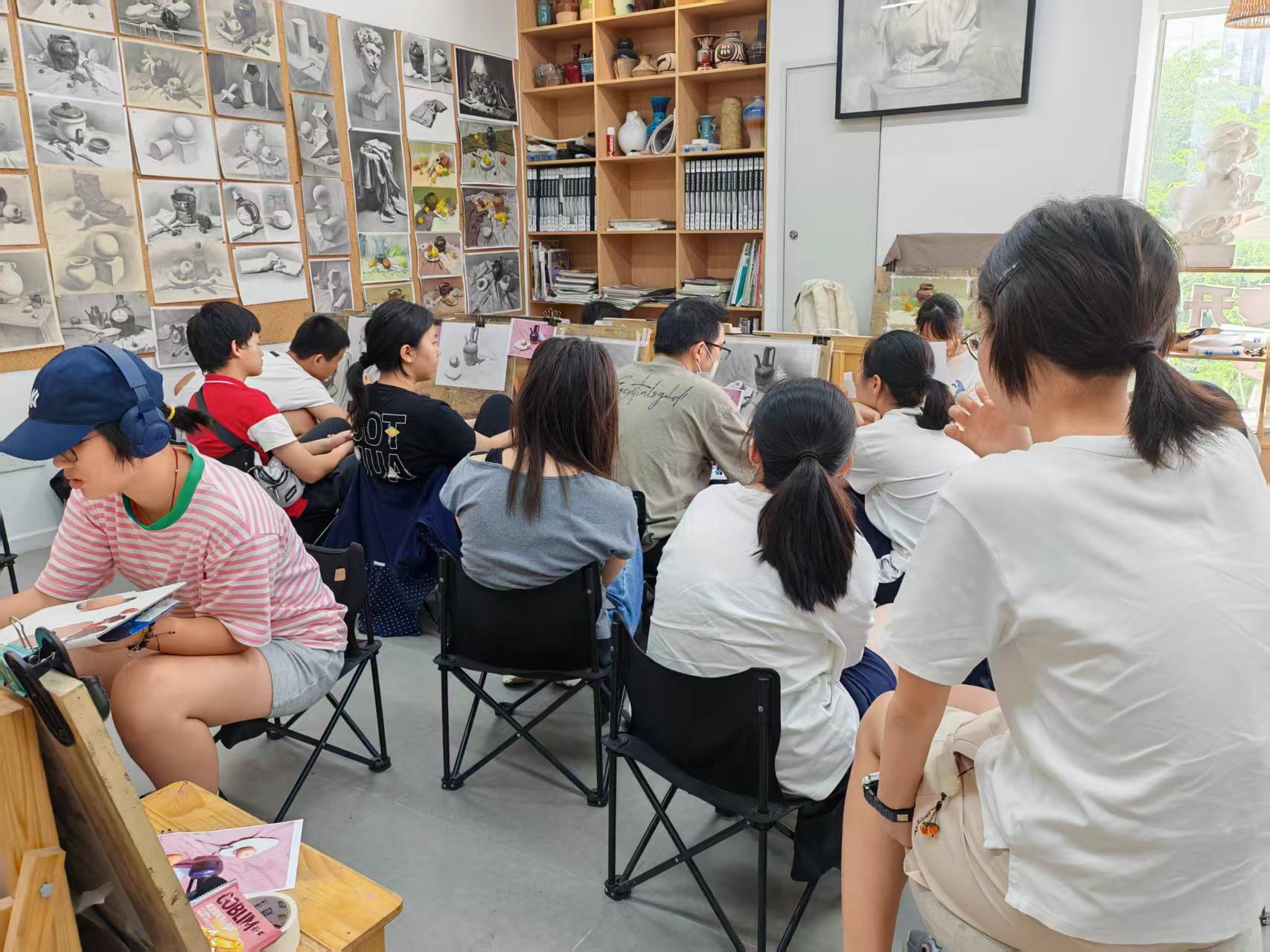 购物公园美术中考培训优选美深画室,福田校区助力学子圆梦 购物公园美术中考培训