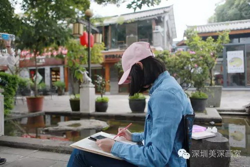 云南写生第2站丨告别大理的星辰和大海 美深画室