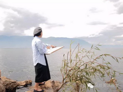 云南写生第2站丨告别大理的星辰和大海 美深画室