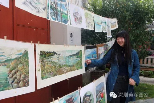 云南写生第2站丨告别大理的星辰和大海 美深画室