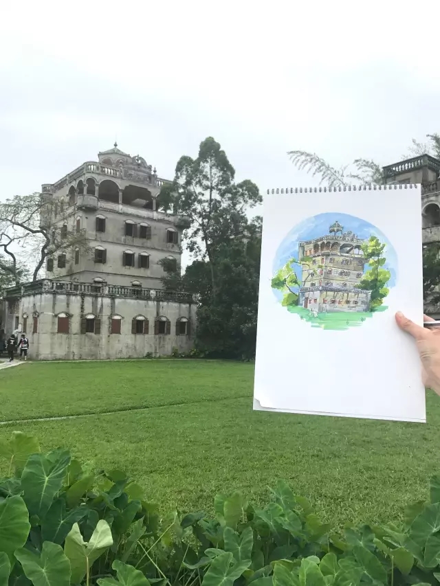 开平碉楼写生归来丨一个必须用画笔来勾勒的春天 深圳画室