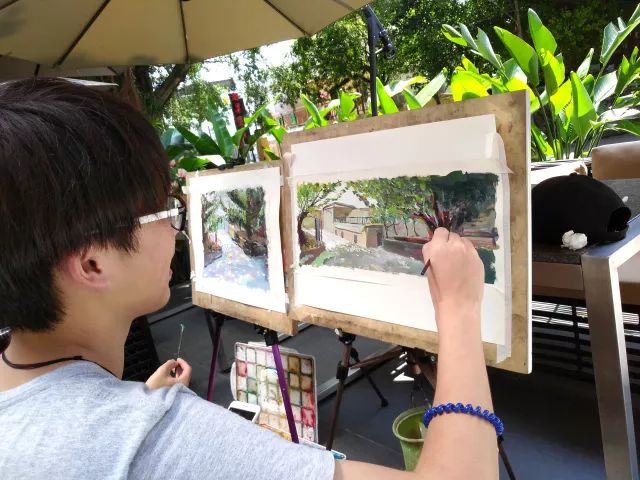 大鹏所城写生回顾丨秋日古城,提笔作画,有你便是晴天 深圳美深画室