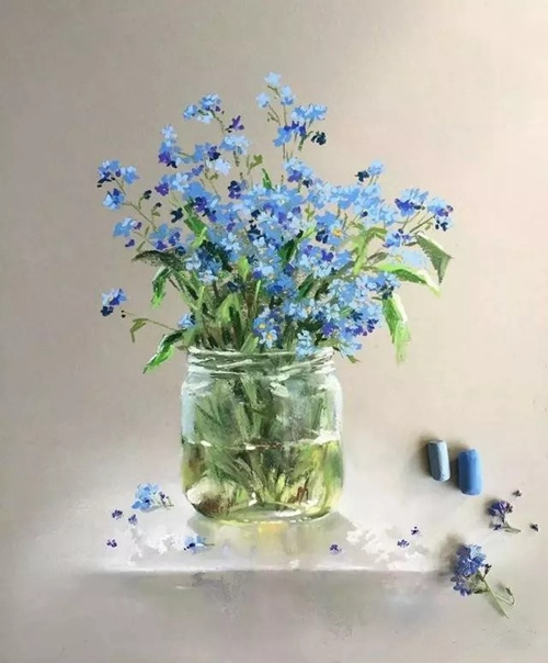 Lenokdih色粉画作品4