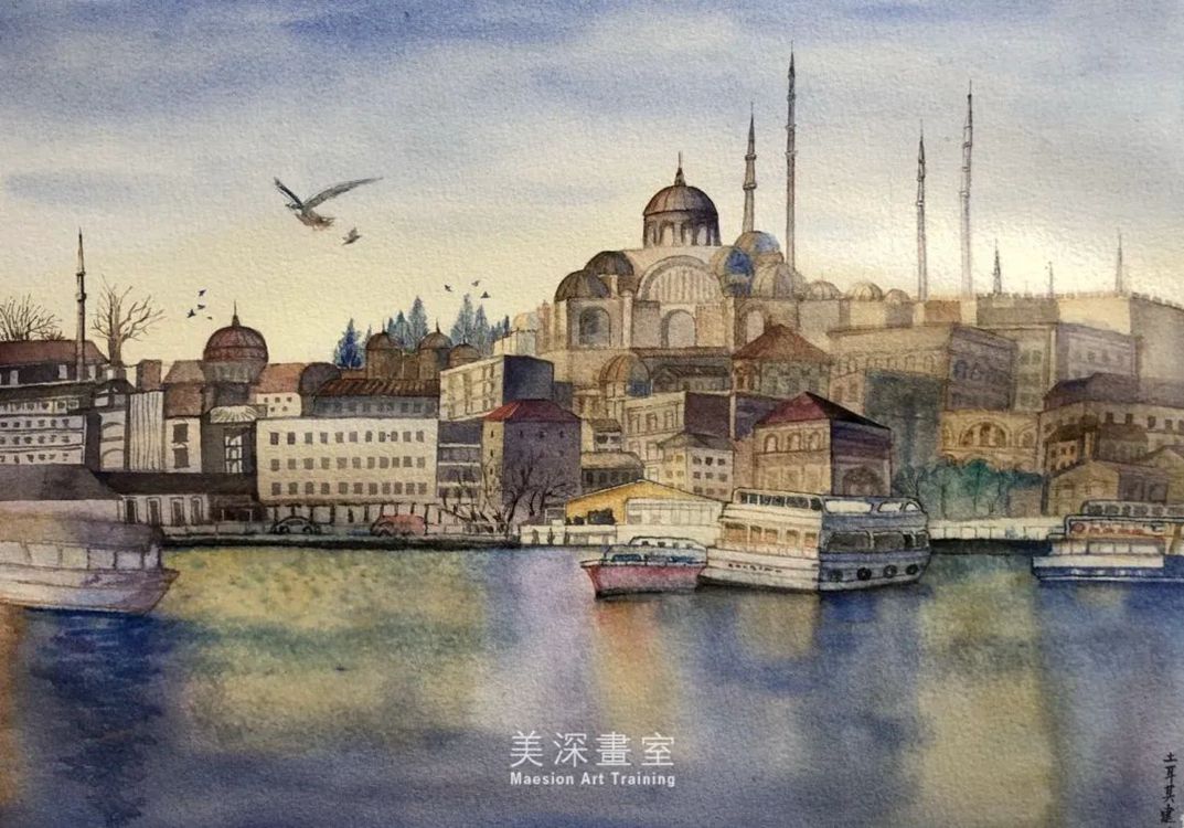 深圳学水彩