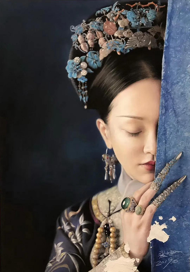 张少敏粉画作品1